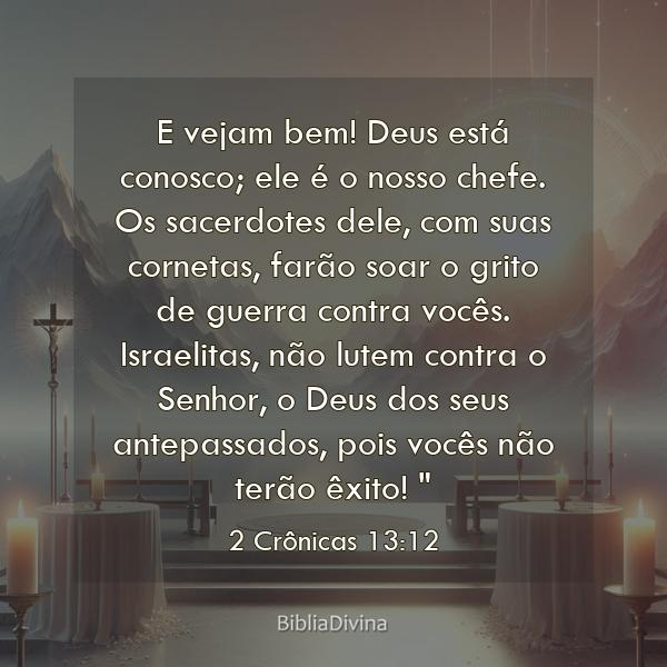 2 Crônicas 13:12