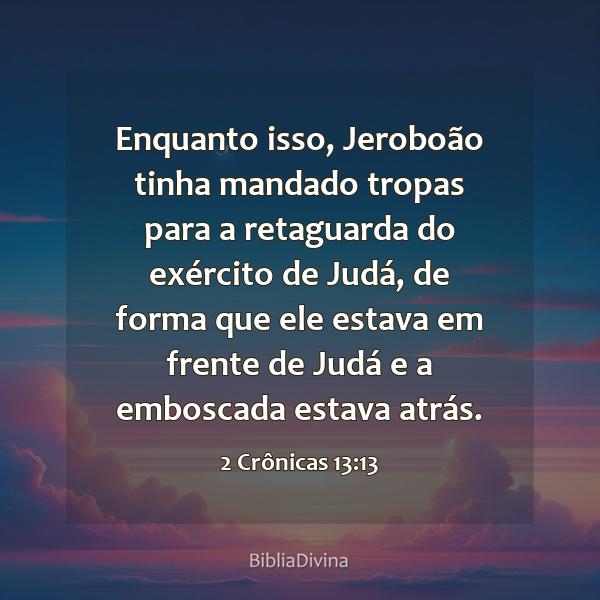 2 Crônicas 13:13