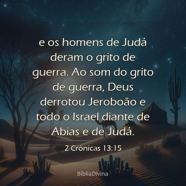 2 Crônicas 13:15