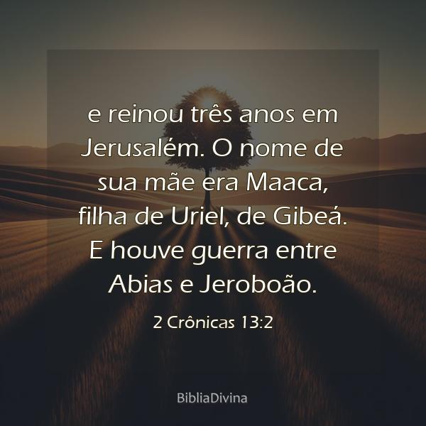 2 Crônicas 13:2