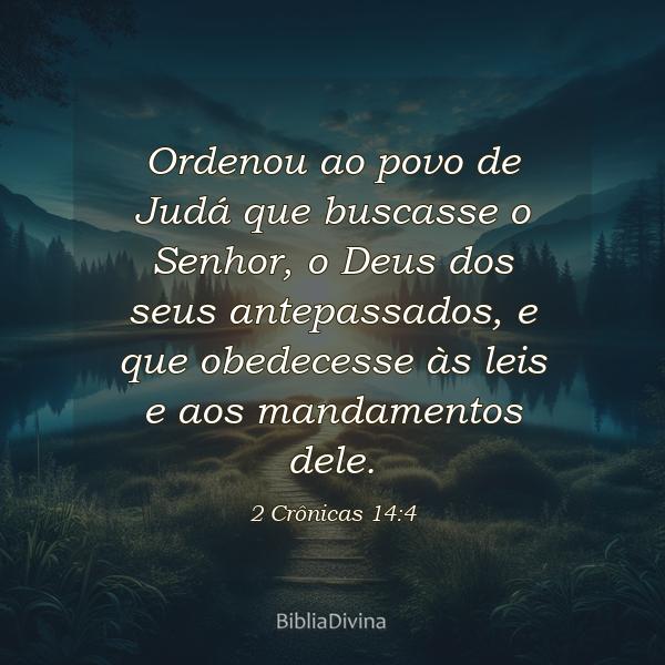 2 Crônicas 14:4