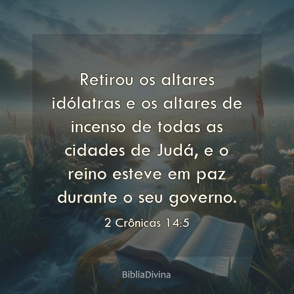 2 Crônicas 14:5