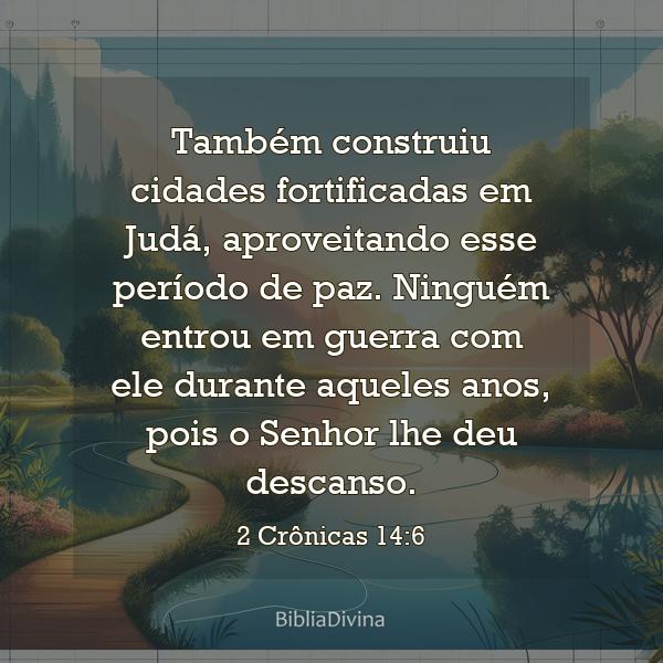 2 Crônicas 14:6