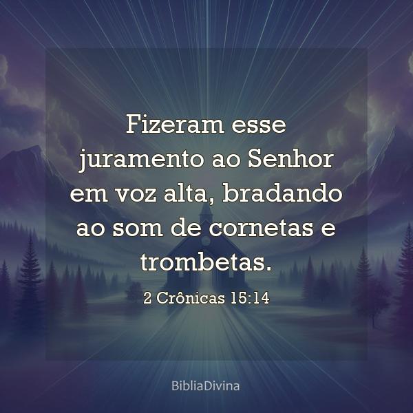 2 Crônicas 15:14