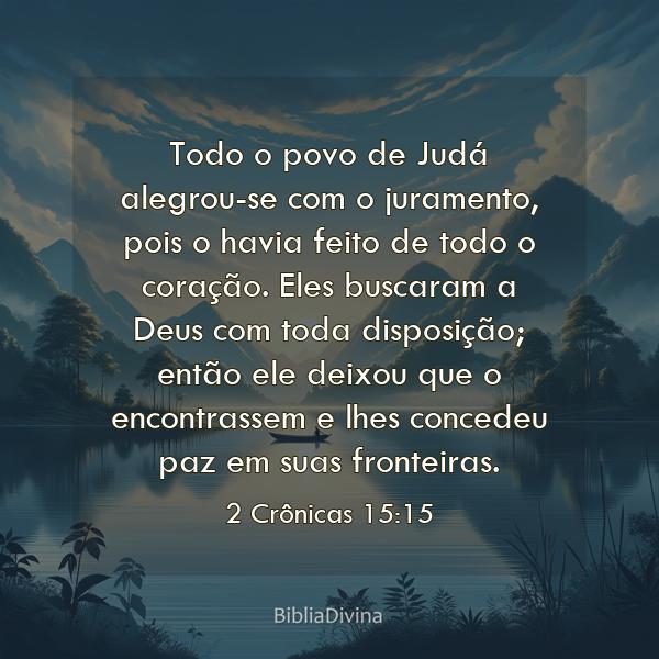 2 Crônicas 15:15