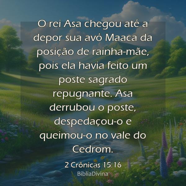 2 Crônicas 15:16