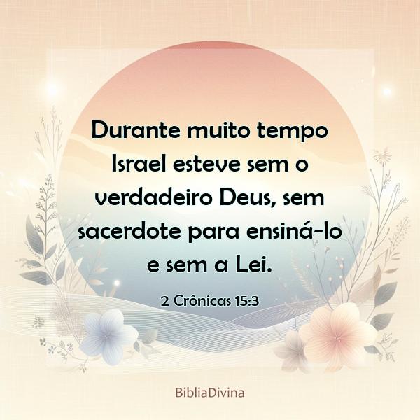 2 Crônicas 15:3