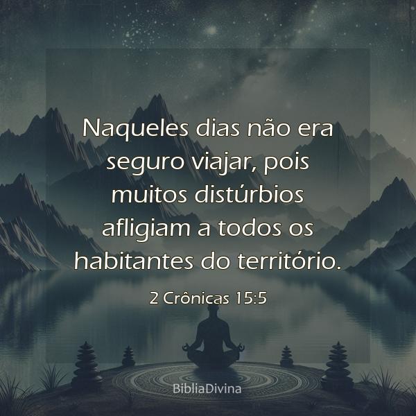 2 Crônicas 15:5