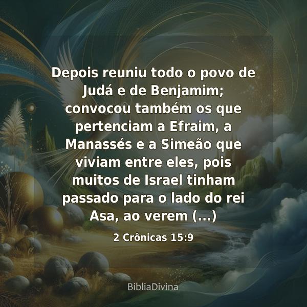 2 Crônicas 15:9