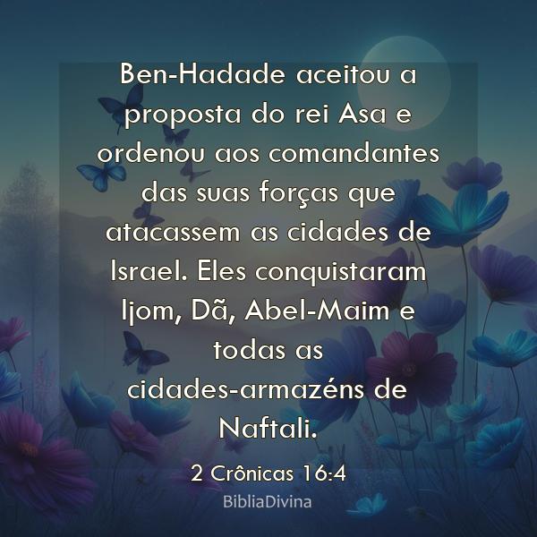 2 Crônicas 16:4