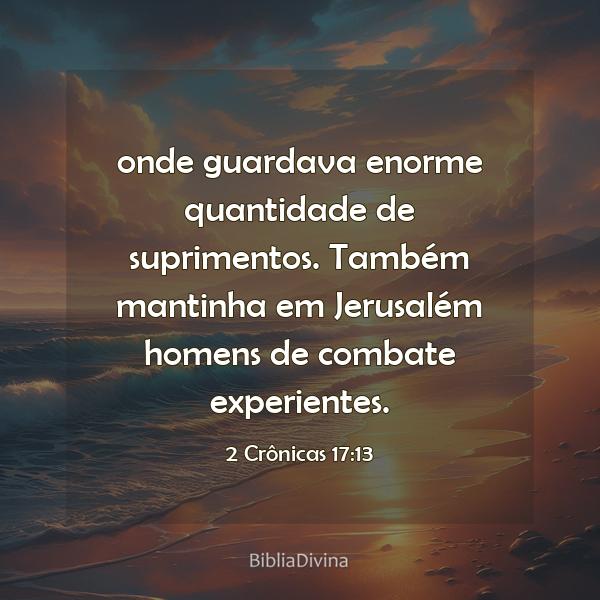 2 Crônicas 17:13