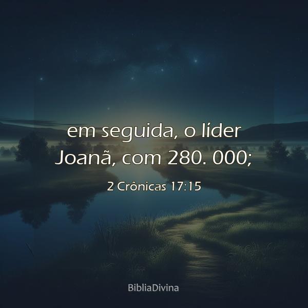 2 Crônicas 17:15