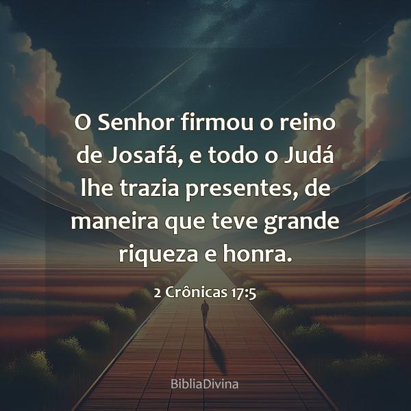 2 Crônicas 17:5