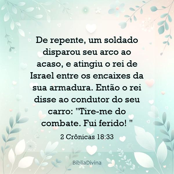 2 Crônicas 18:33