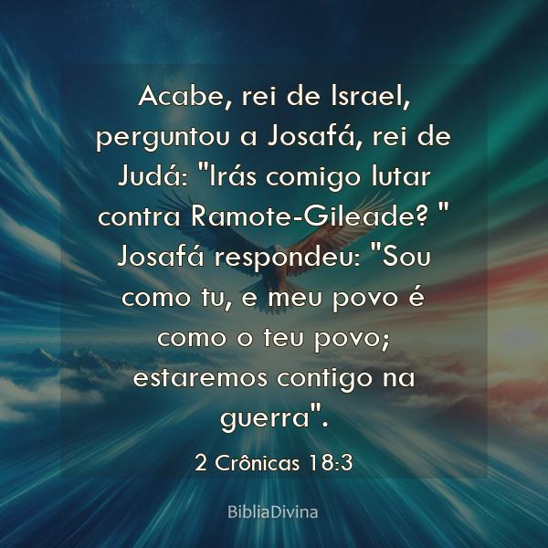 2 Crônicas 18:3