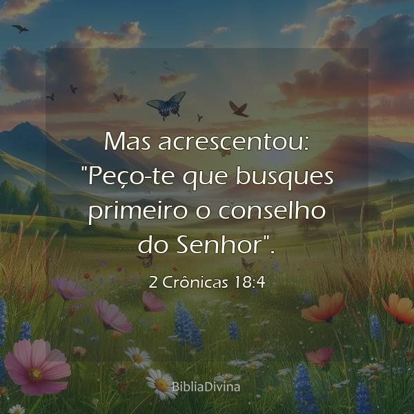 2 Crônicas 18:4