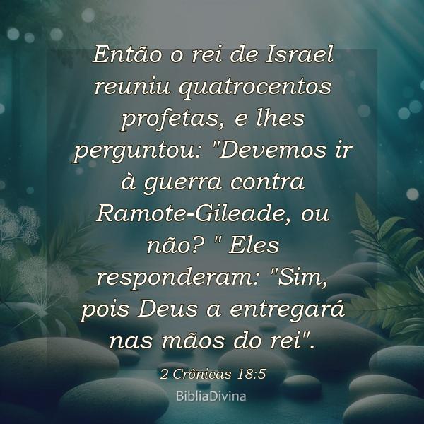 2 Crônicas 18:5