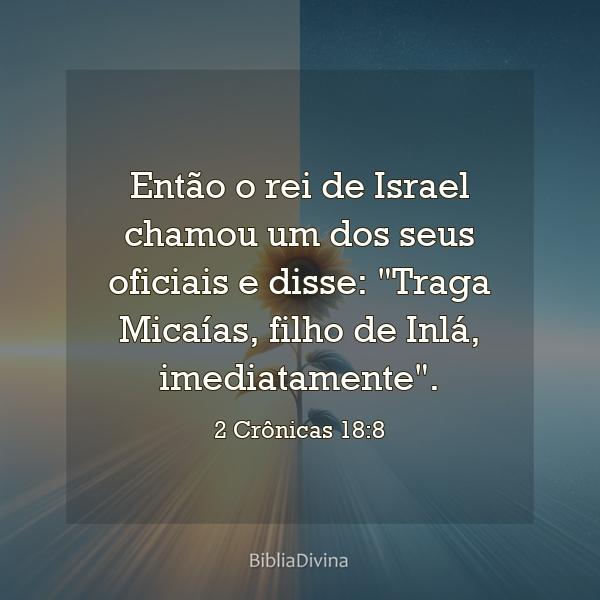 2 Crônicas 18:8