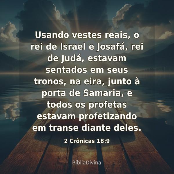 2 Crônicas 18:9