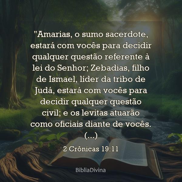 2 Crônicas 19:11