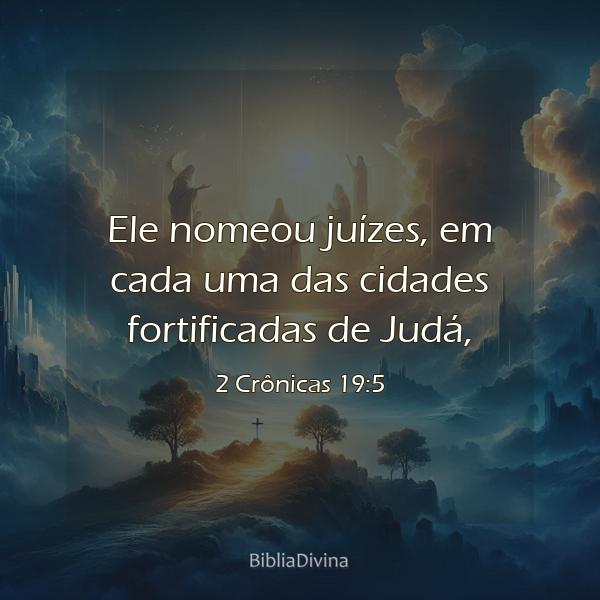 2 Crônicas 19:5