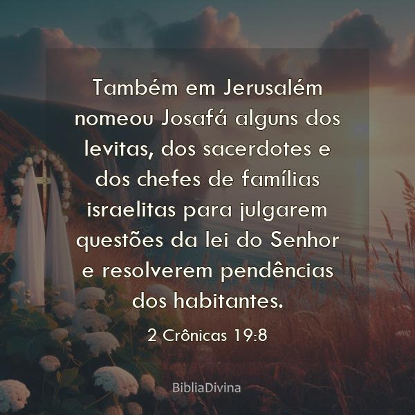 2 Crônicas 19:8