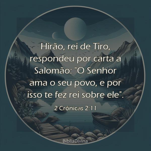 2 Crônicas 2:11