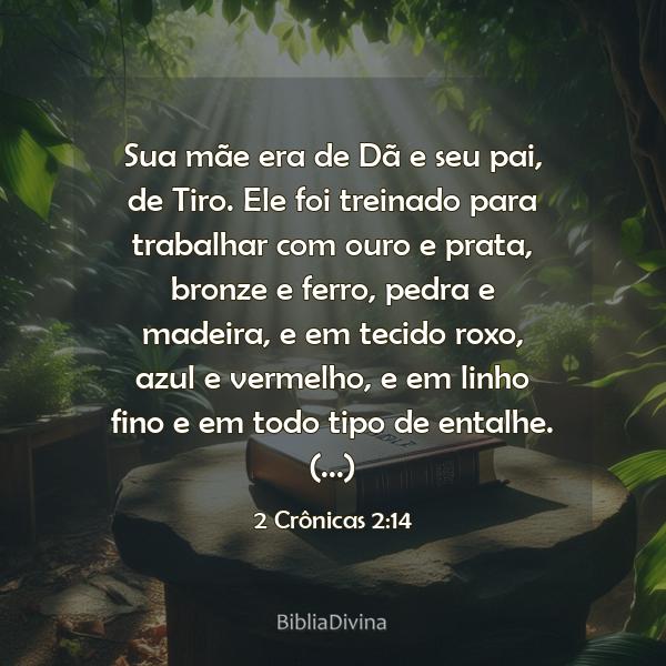 2 Crônicas 2:14