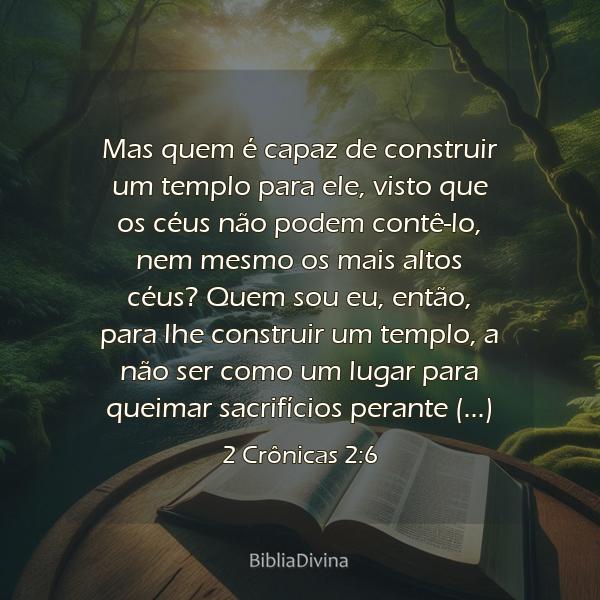 2 Crônicas 2:6