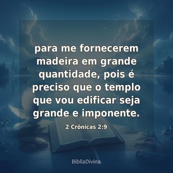 2 Crônicas 2:9