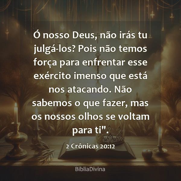 2 Crônicas 20:12