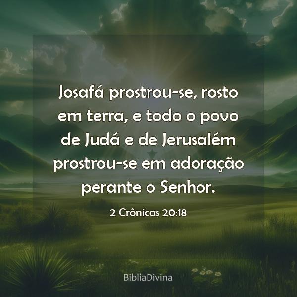 2 Crônicas 20:18