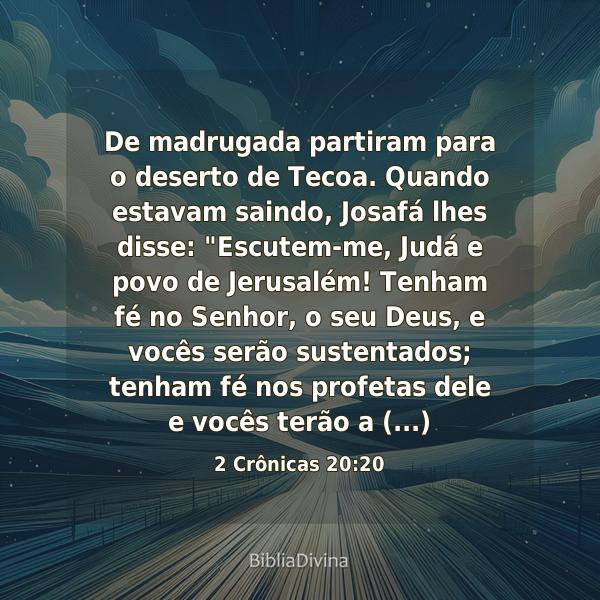 2 Crônicas 20:20