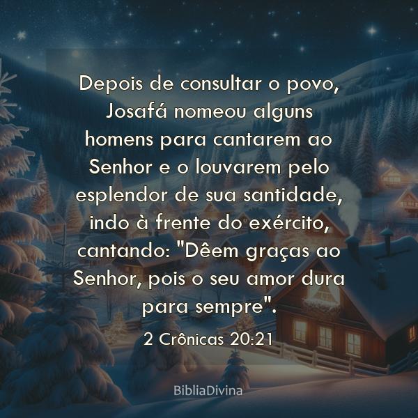 2 Crônicas 20:21