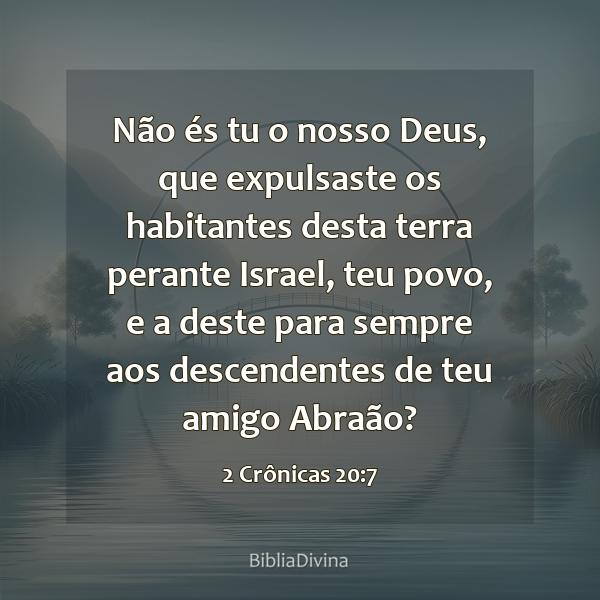 2 Crônicas 20:7