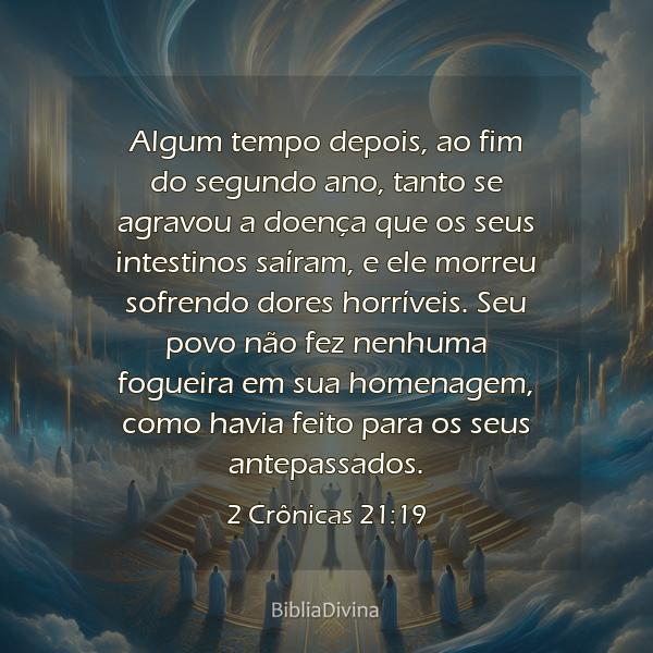 2 Crônicas 21:19