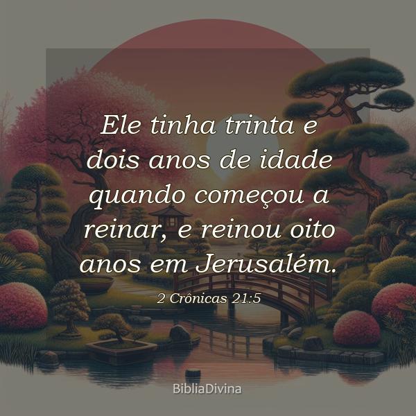 2 Crônicas 21:5