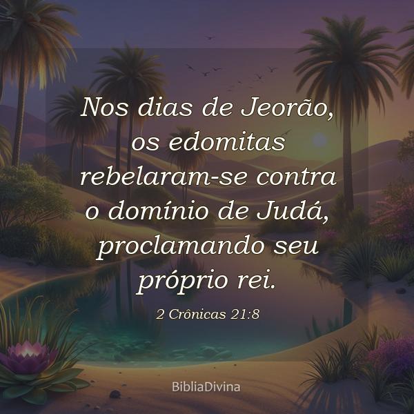 2 Crônicas 21:8