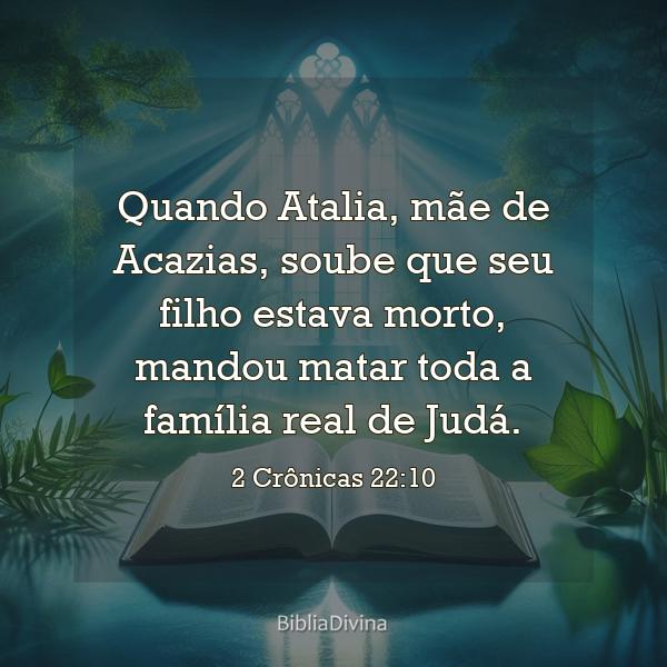 2 Crônicas 22:10