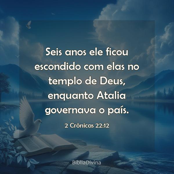 2 Crônicas 22:12