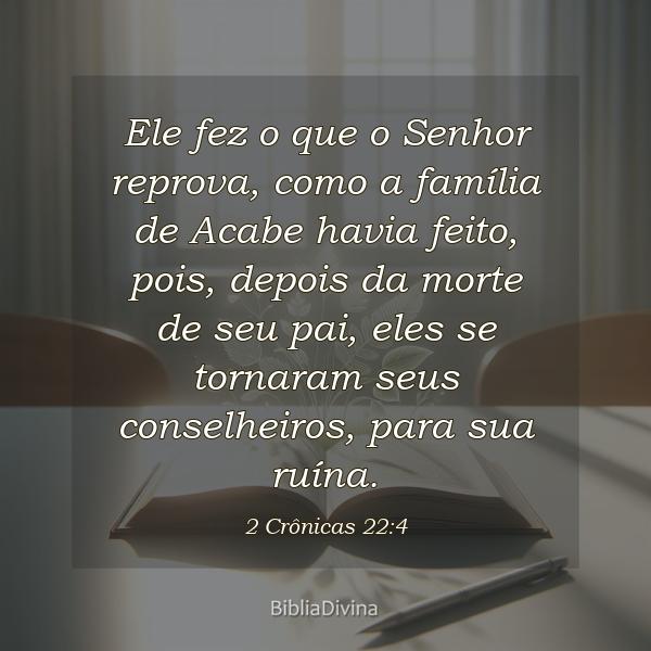 2 Crônicas 22:4