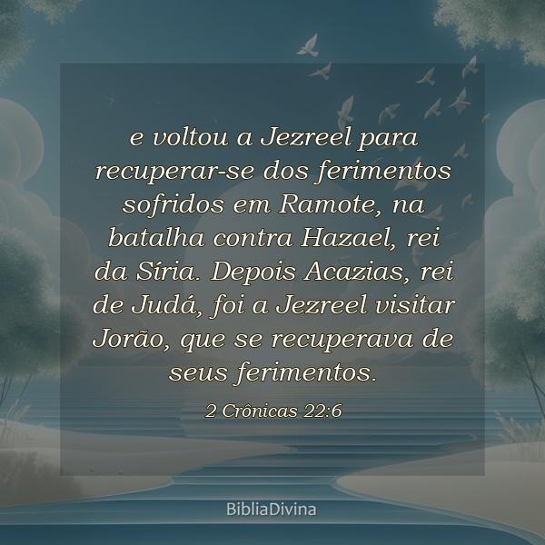 2 Crônicas 22:6