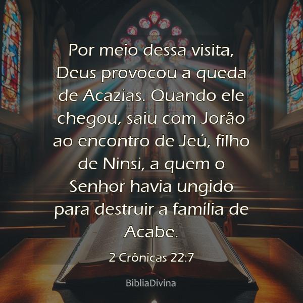 2 Crônicas 22:7