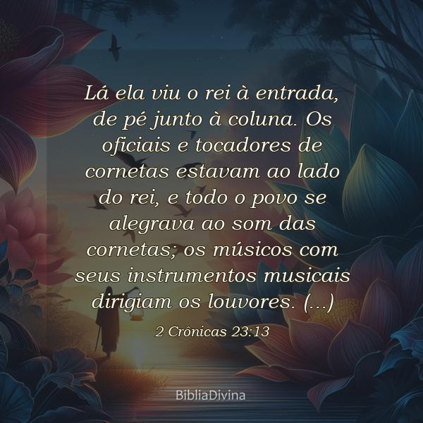 2 Crônicas 23:13