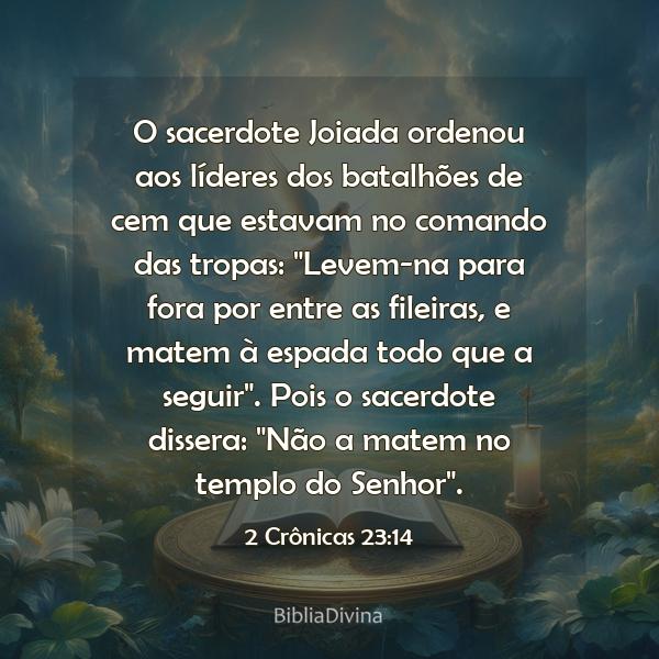 2 Crônicas 23:14