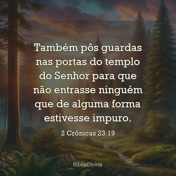 2 Crônicas 23:19