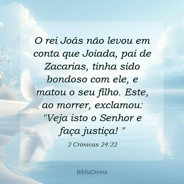 2 Crônicas 24:22