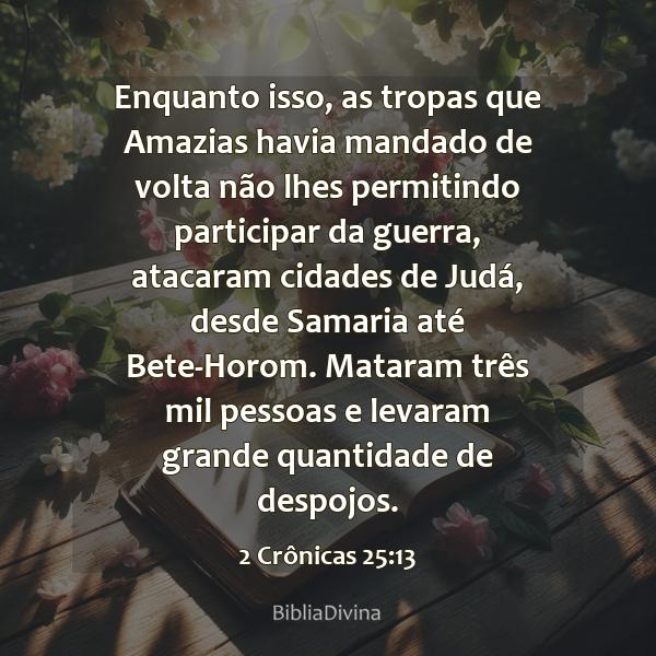 2 Crônicas 25:13