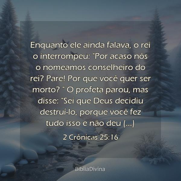 2 Crônicas 25:16