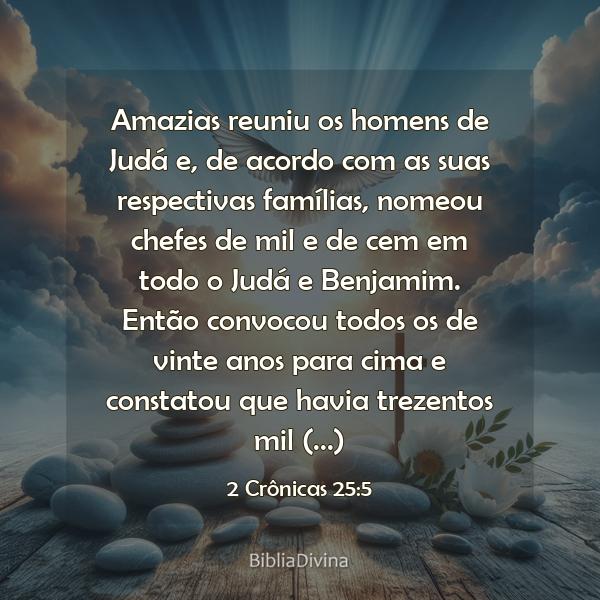 2 Crônicas 25:5